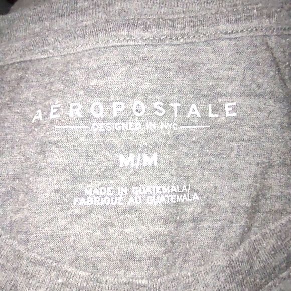 Aeropostale Gray NYC Graphic Short Sleeve T-Shirt Size M - Picture 3 of 4